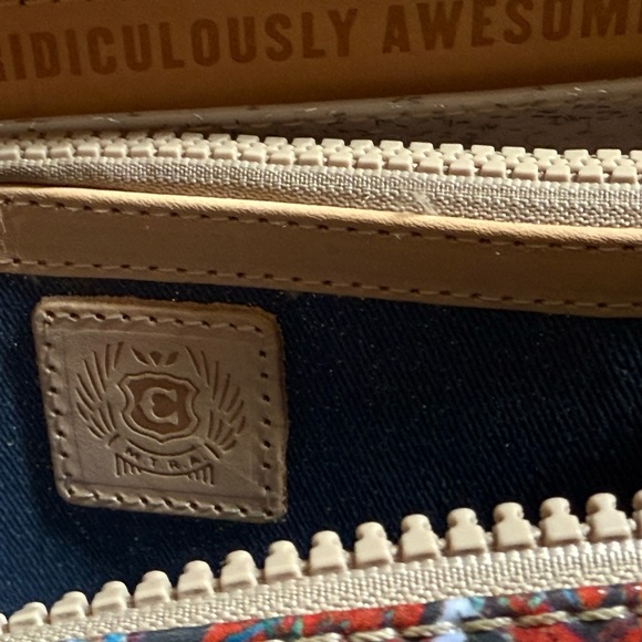 NWOT Consuela Sawyer design Sunflower Floral Colorful Wristlet - Picture 3 of 5